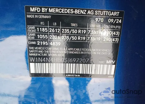 2025 Mercedes-Benz Gla 250 4Matic z USA, uszkodzony, nr VIN W1N4N4HB0SJ697207